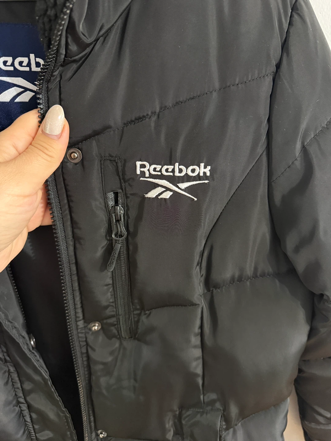 Reebok Black Puffer Jacket Size S - photo 3