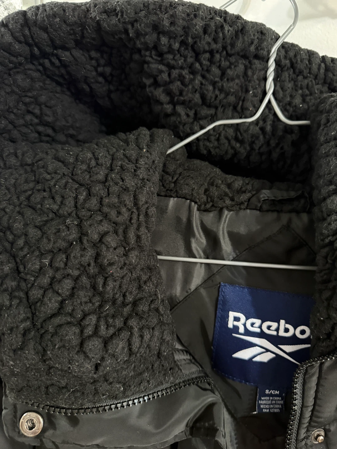 Reebok Black Puffer Jacket Size S - photo 4