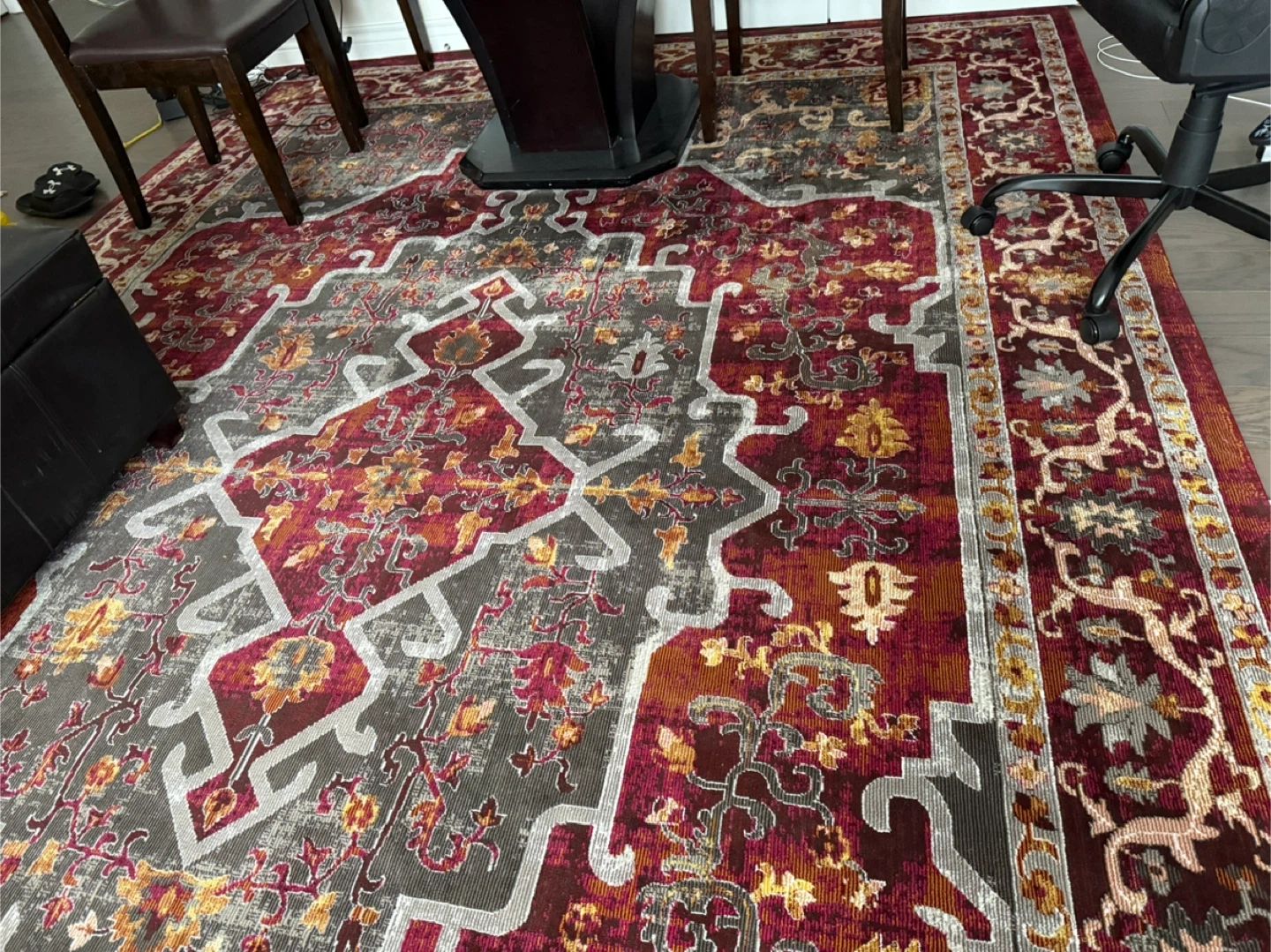 Area Rug - Red, Grey, and Gold - photo 2