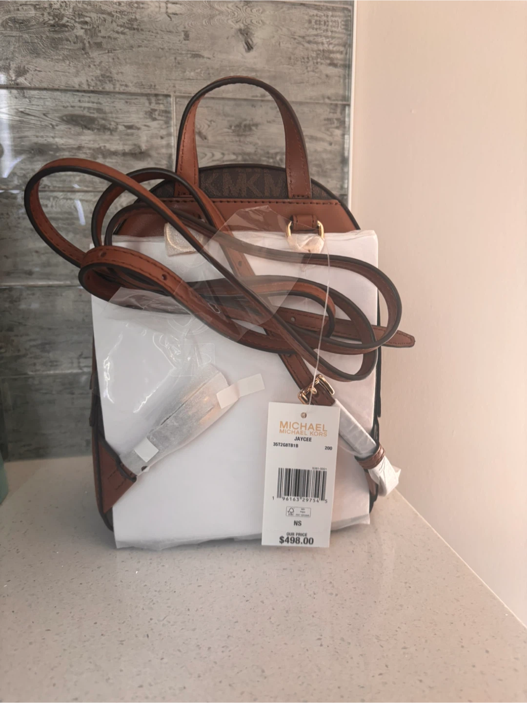 Michael Kors Jaycee Small Backpack - Brown - photo 2