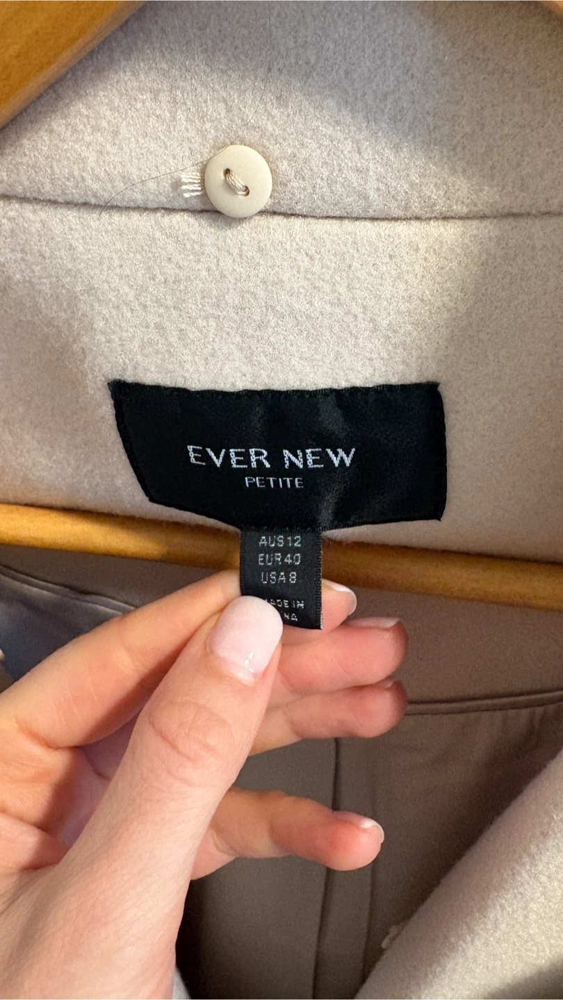 Ever New Monica Petite Faux-Fur Collar Wrap Coat - Size 8 - photo 5