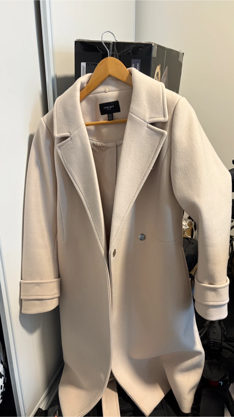 Ever New Monica Petite Faux-Fur Collar Wrap Coat - Size 8 - photo 3