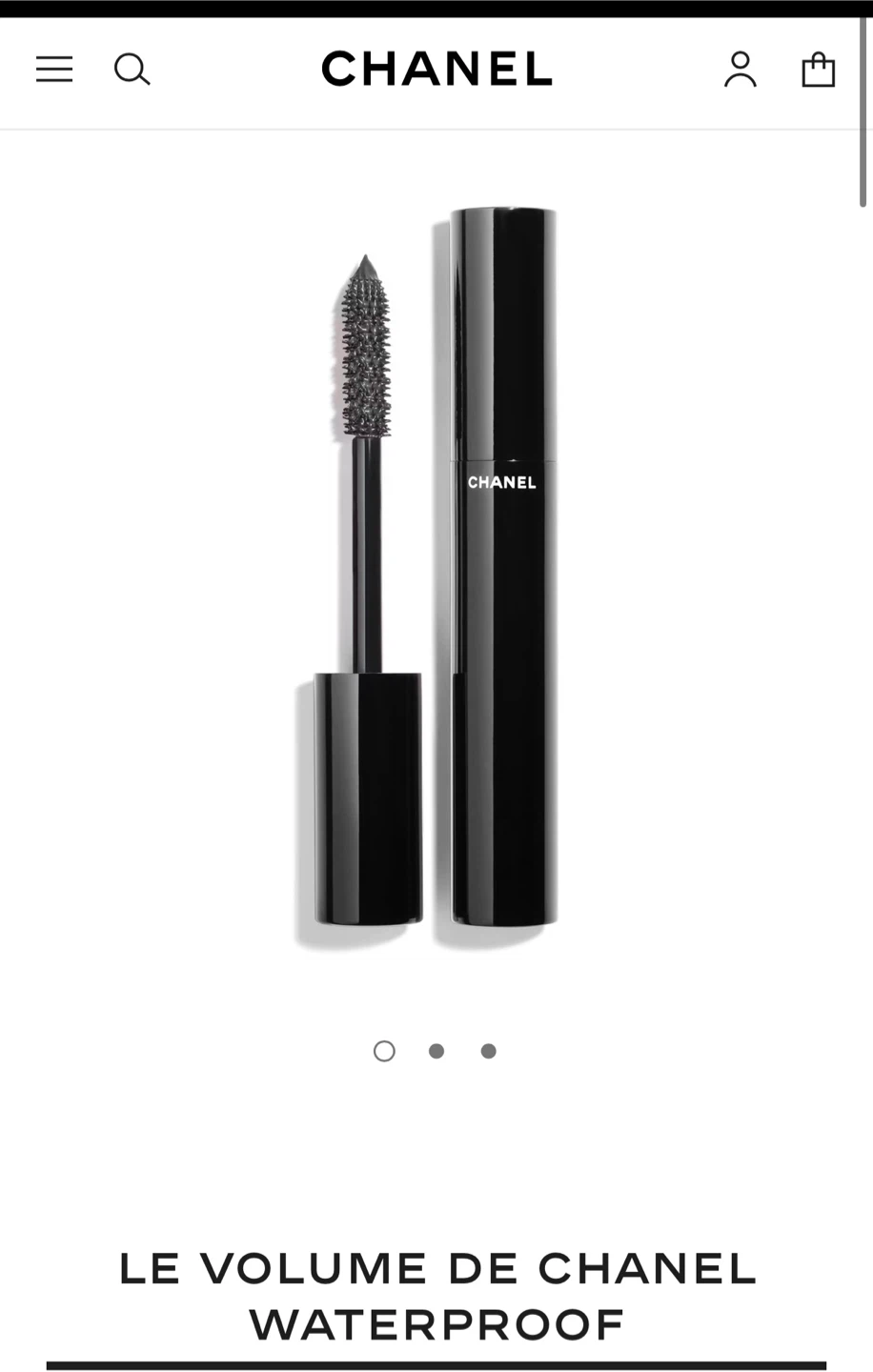 1g Chanel Le Volume de Chanel Waterproof Mascara