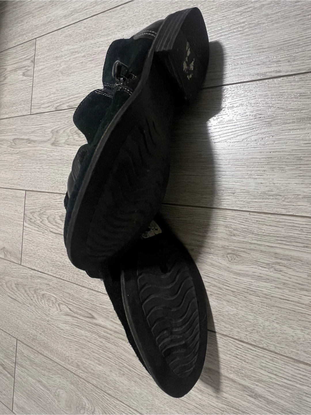 Clarks Women's Black Suede Ankle Boots - Size 7 - photo 3