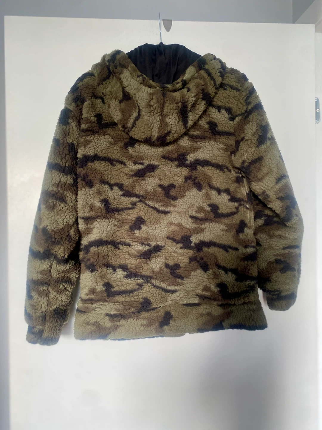 George Camo Print Sherpa Jacket - photo 3