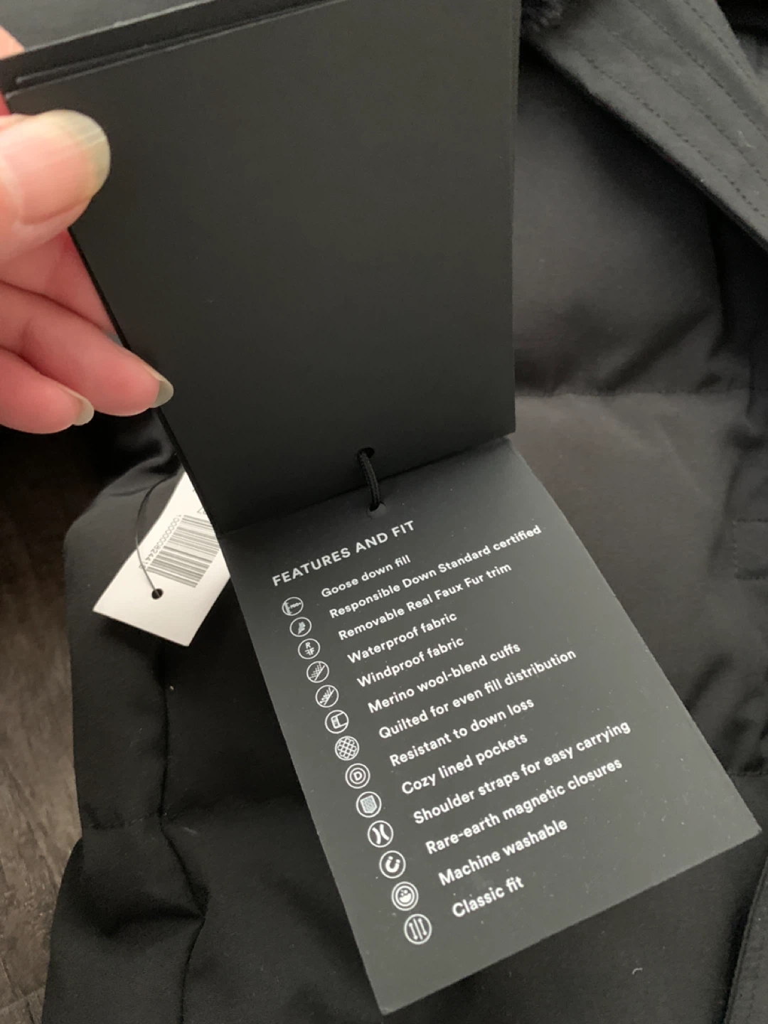 Brand New Tna Parka - Size S - Black - photo 5