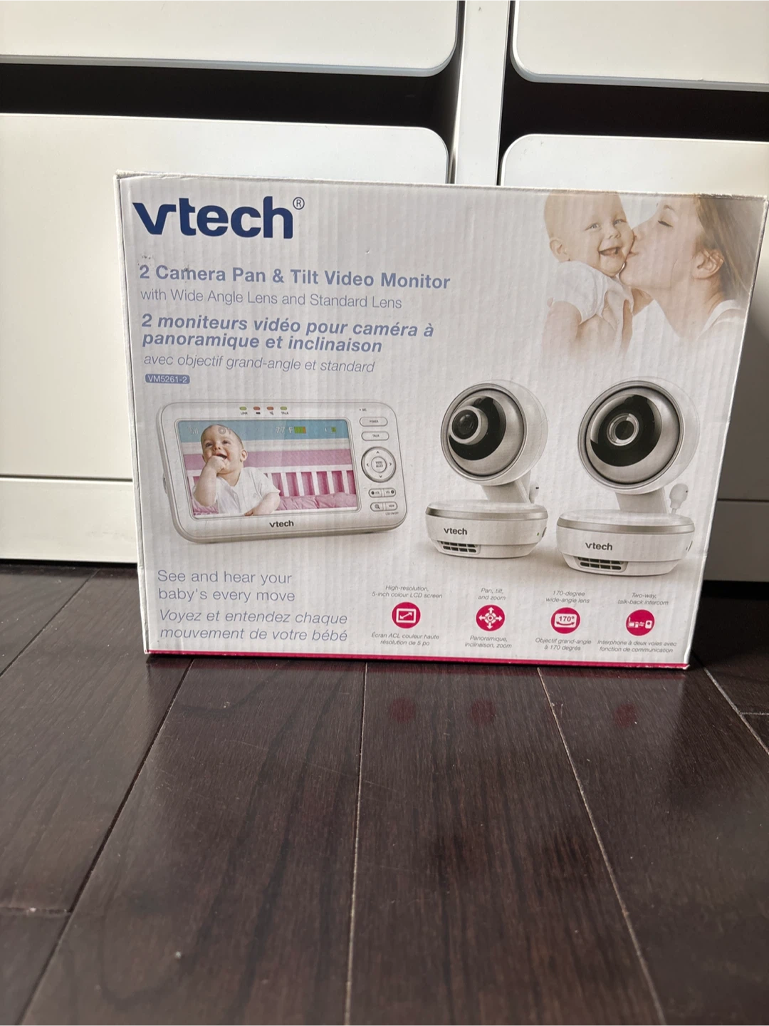VTech 2 Camera Pan & Tilt Video Monitor