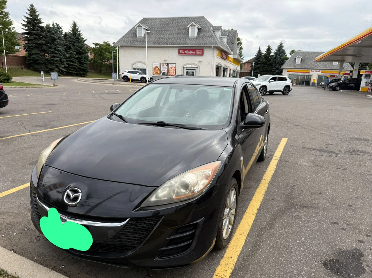 Black Mazda 3 Sedan