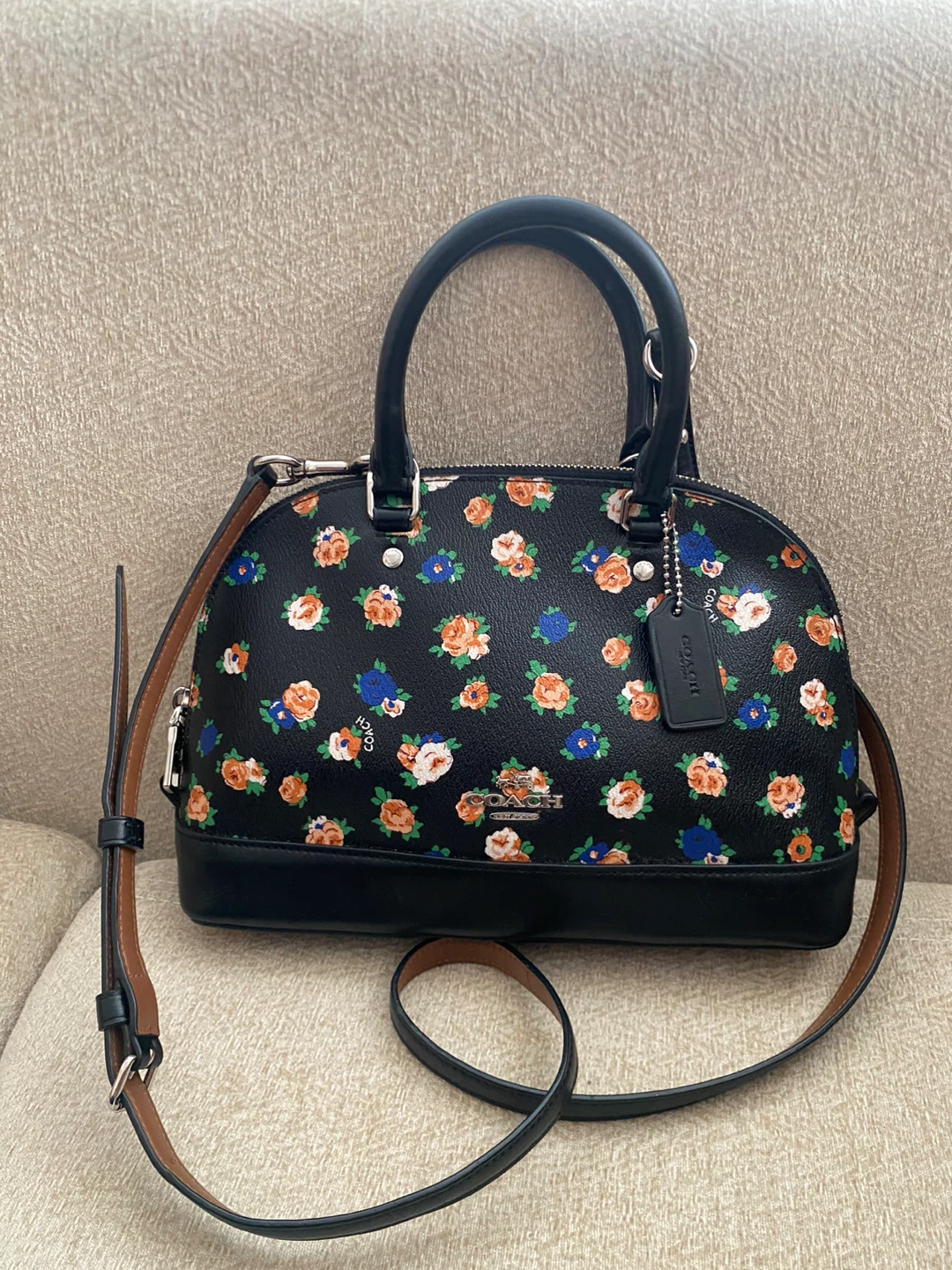 Coach Floral Dome Satchel