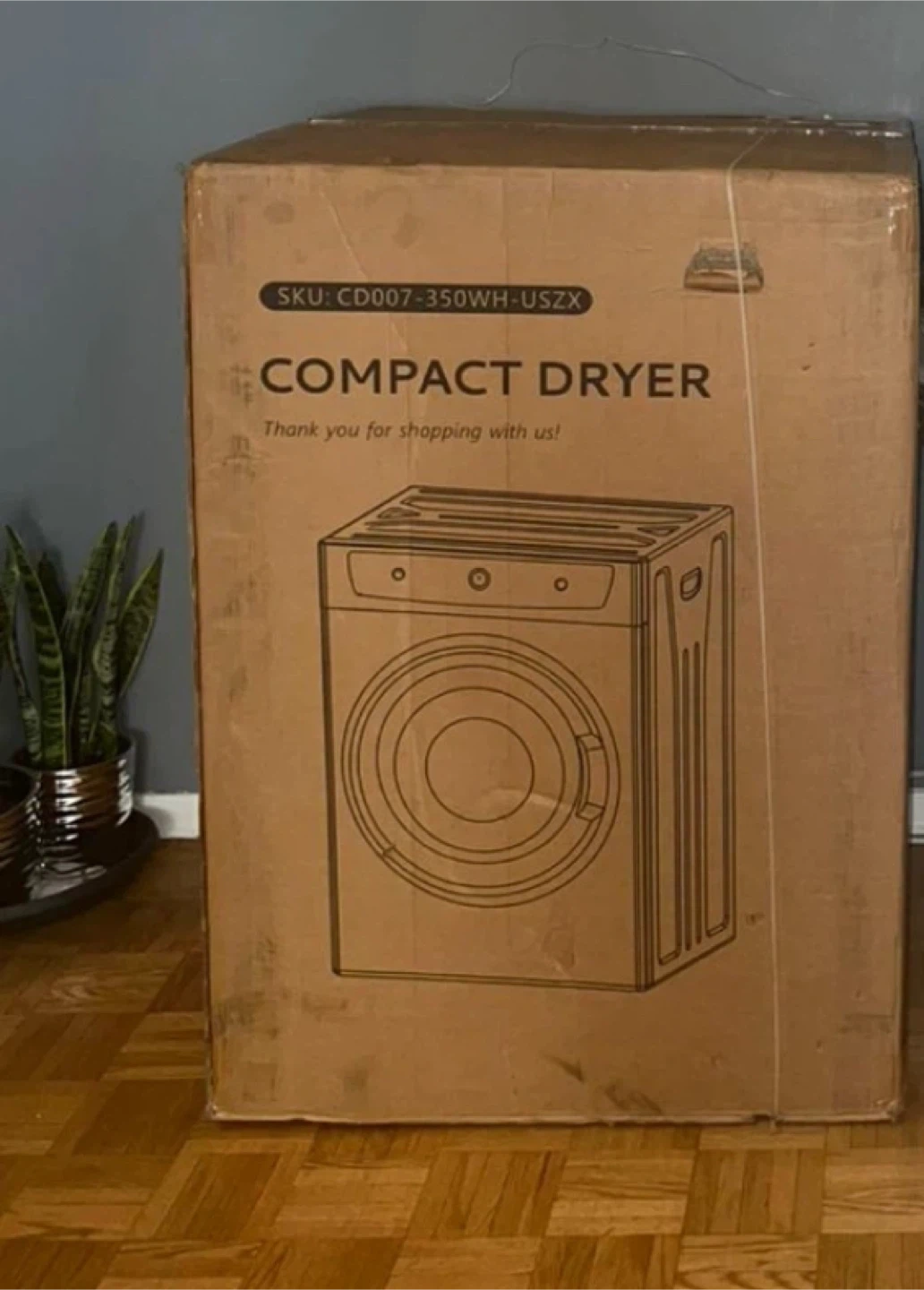 UNOPENED BOX Compact  Clothes Dryer - White