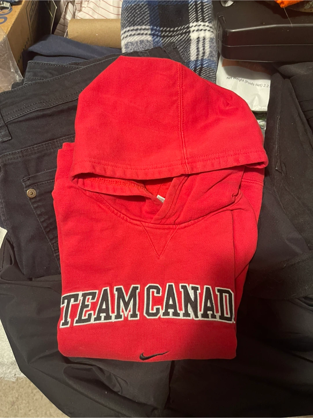 Team Canada Nike Red Hoodie