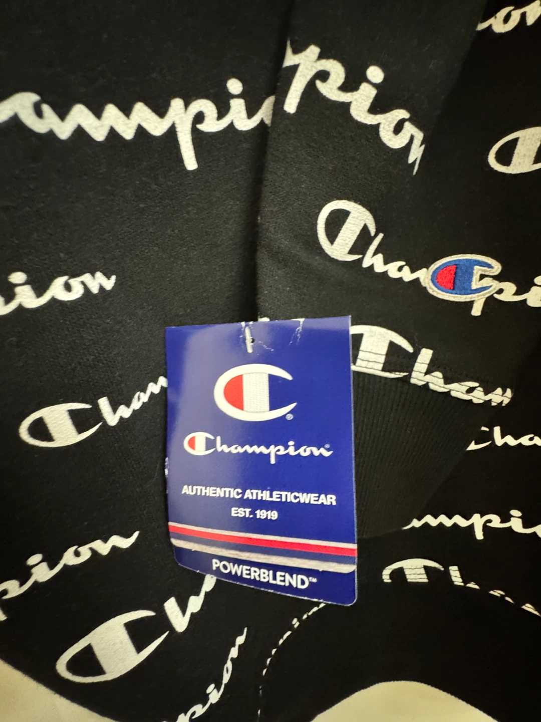 Champion All Over Print Crewneck Sweatshirt, Size S - photo 4