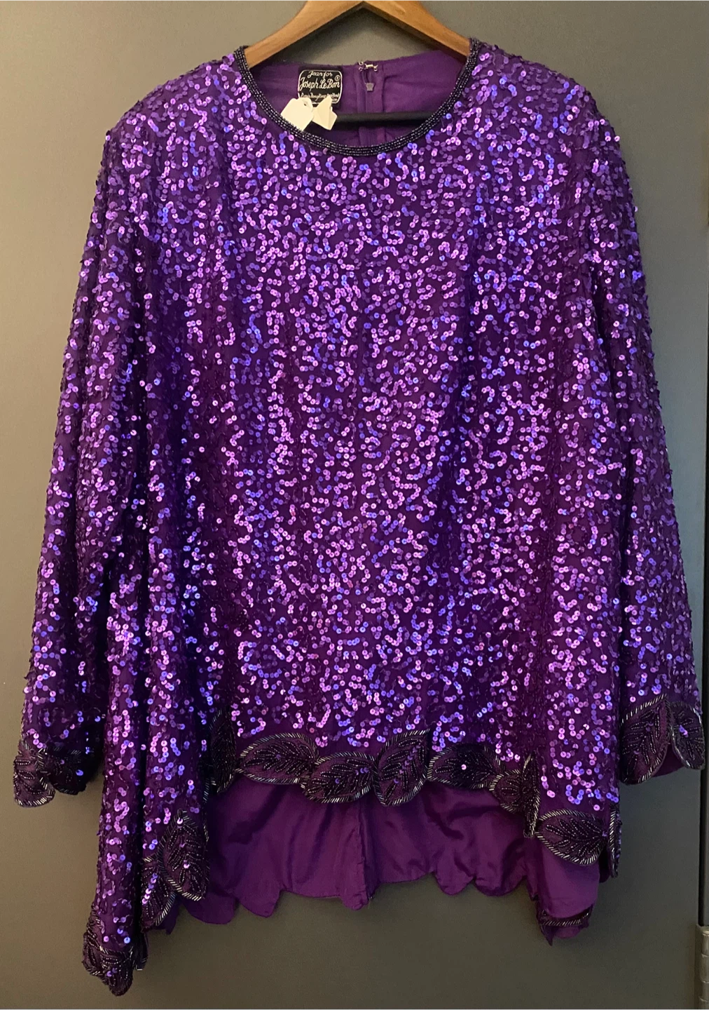 Joseph Le Bon Sequin Top - Size 2X - photo 3