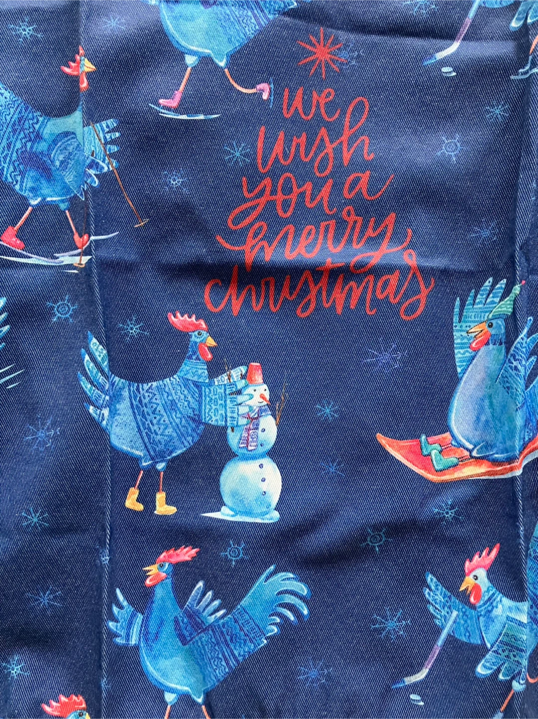 Christmas Chicken Apron and Socks - NEW - photo 2