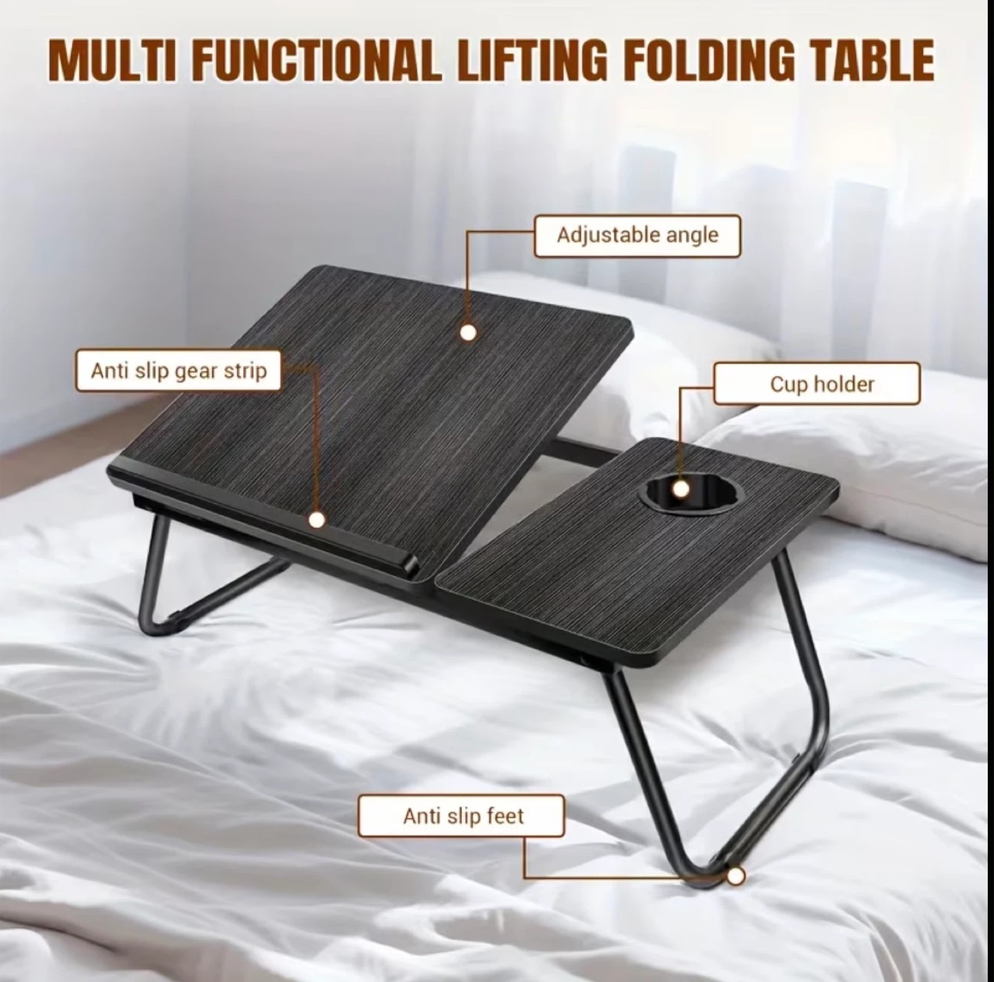 Folding Bed table or laptop table (BRAND NEW IN BOX) - photo 4