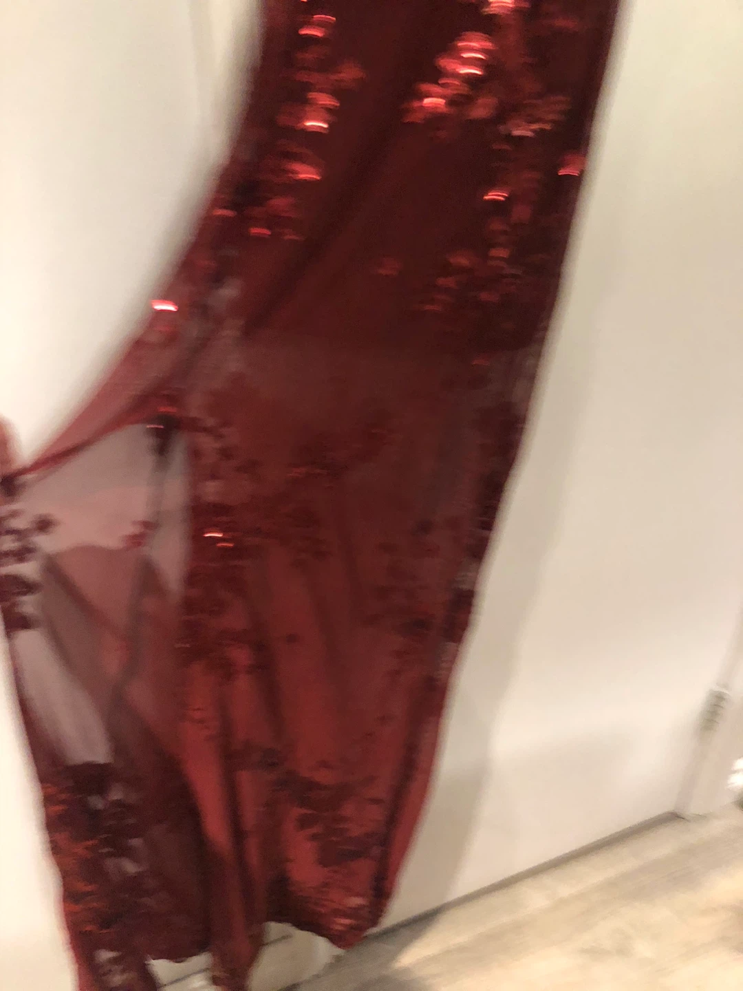 LA LACO Burgundy Sequin Dress - photo 2