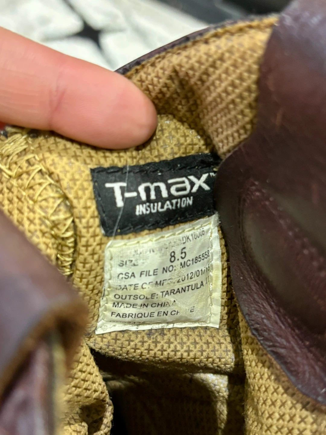 Dakota T-Max Brown Work Boots Size 8.5 - photo 2