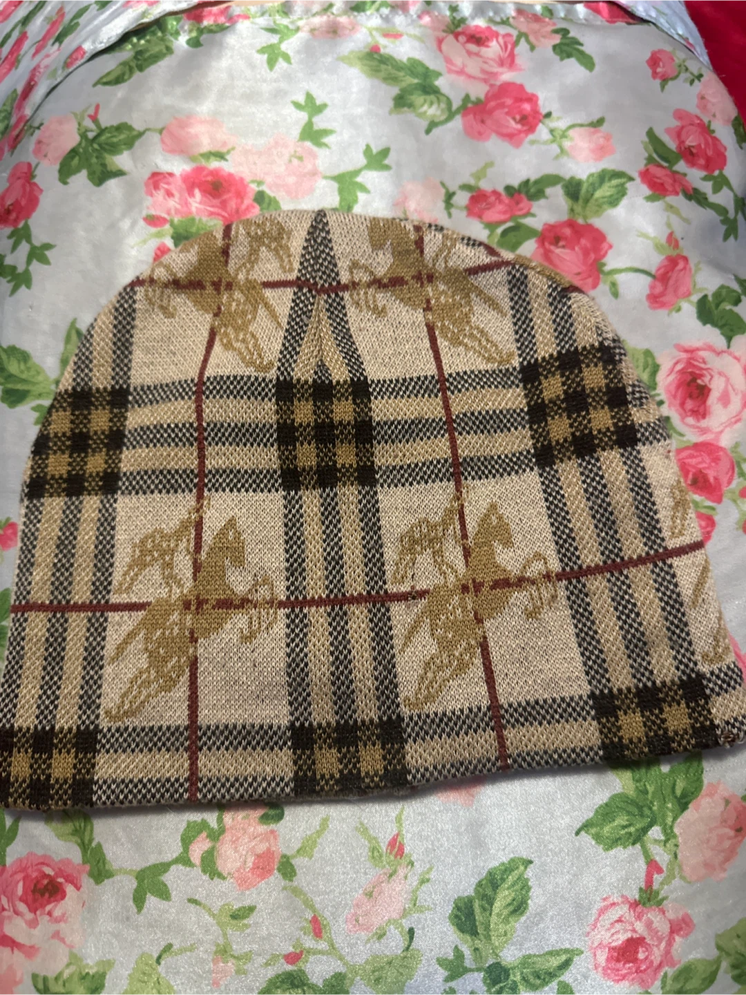 Burberry Plaid Beanie