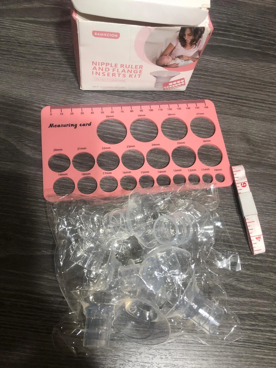 NEW-Ramxcion Nipple Ruler & Flange Inserts Kit - photo 2