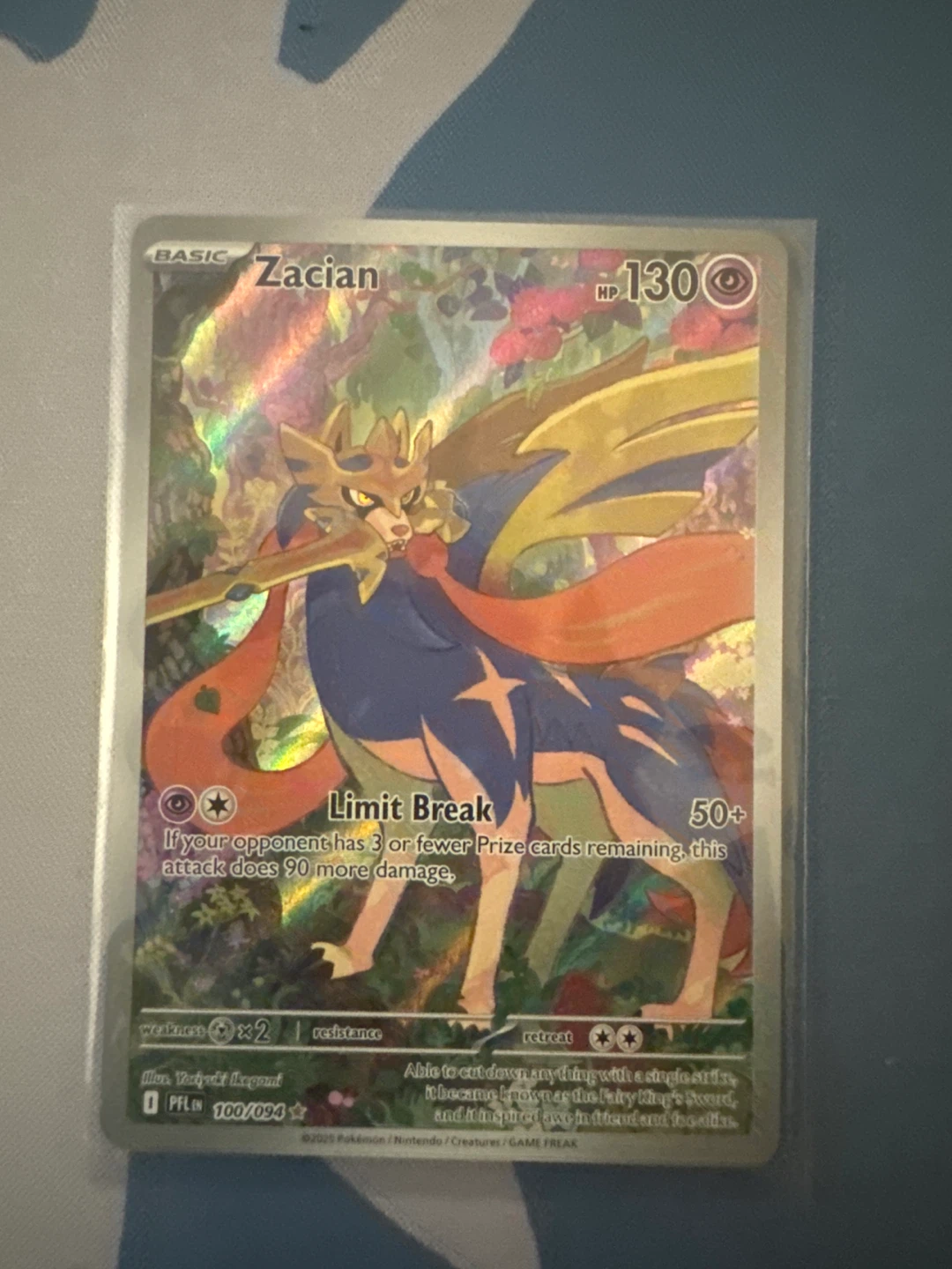 Zacian Pokémon Card - photo 3