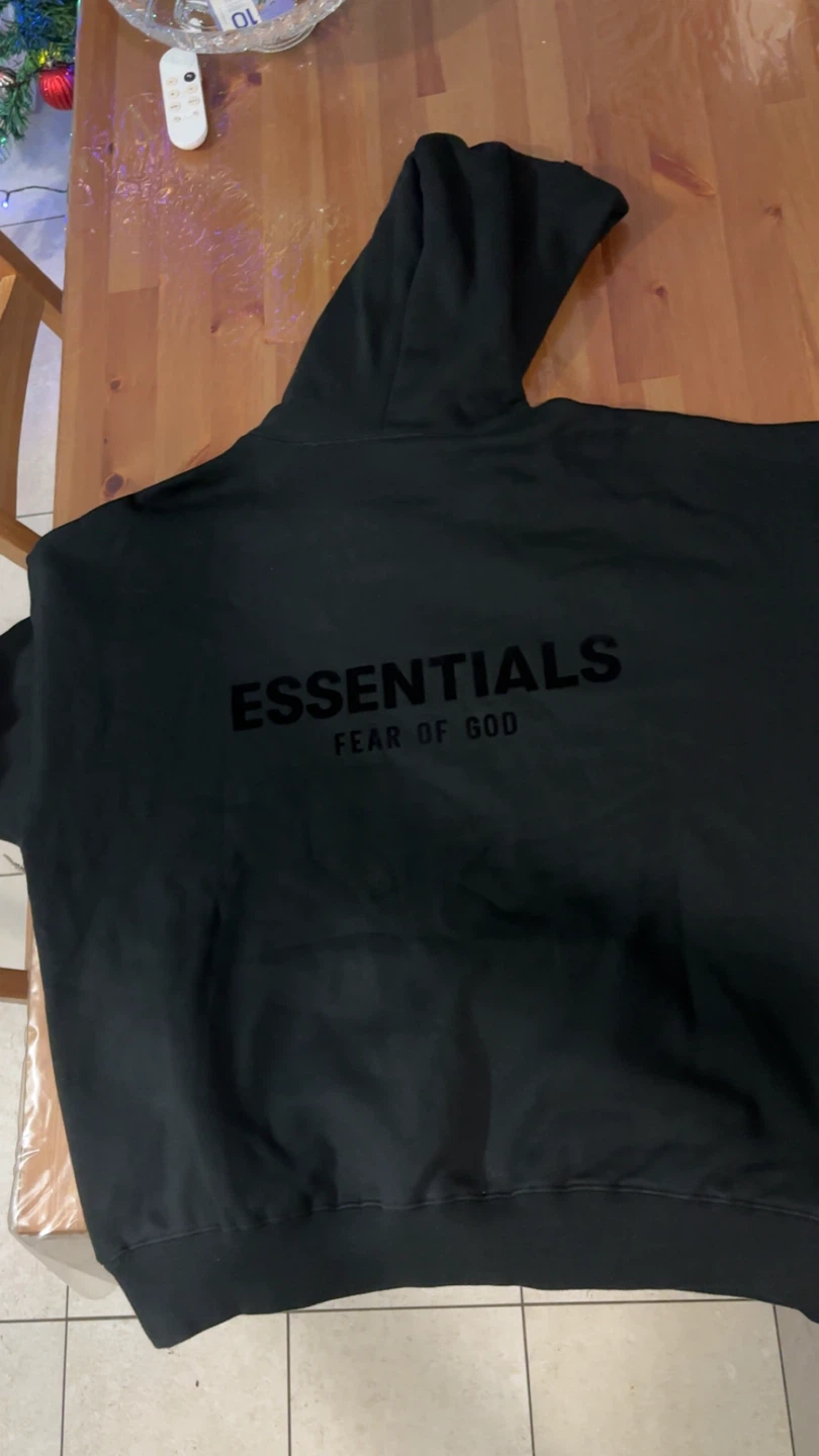 Essentials Fear Of God Black Hoodie - photo 2