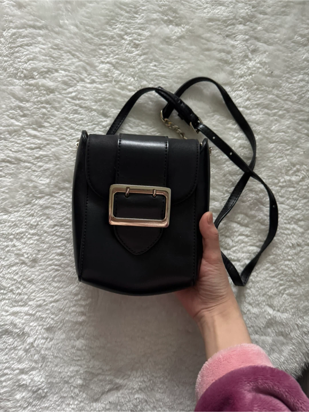 Cute black crossbody bag - photo 2