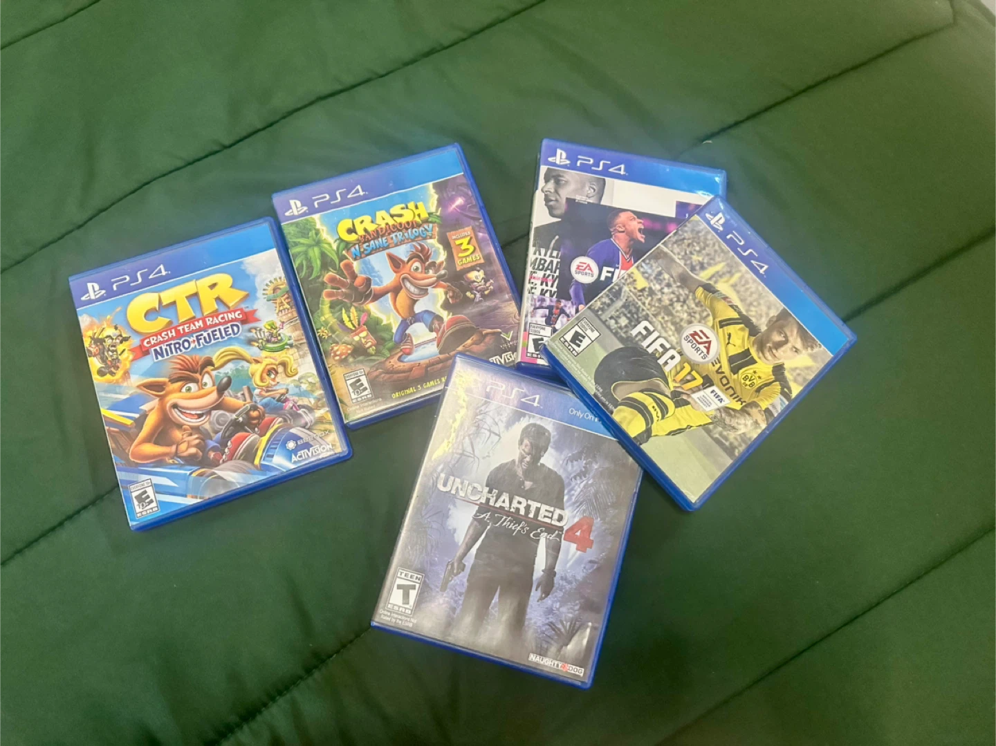 PS4 Games: Crash, FIFA, Uncharted
