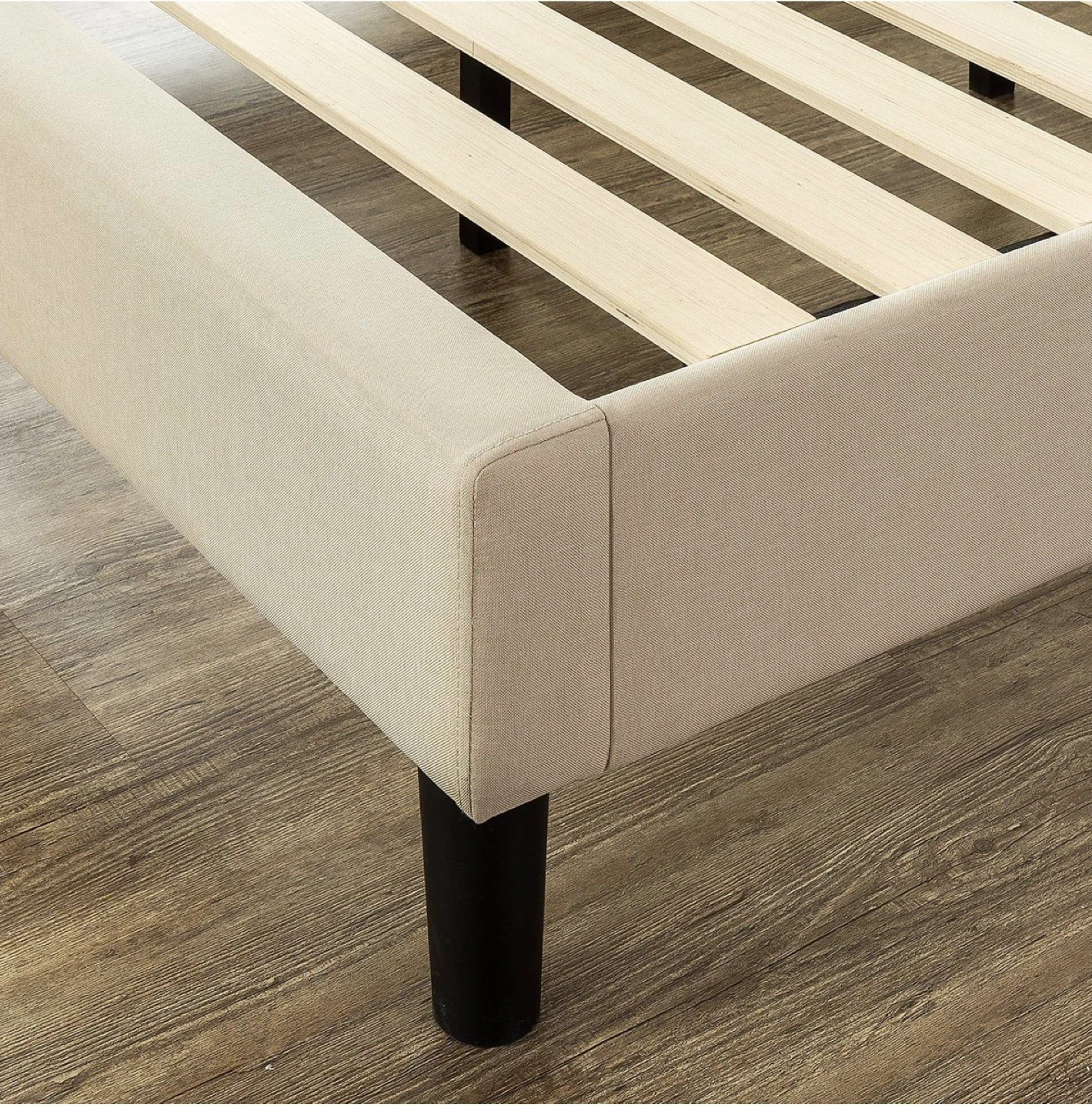Upholstered Platform Bed Frame, Queen Size - photo 5