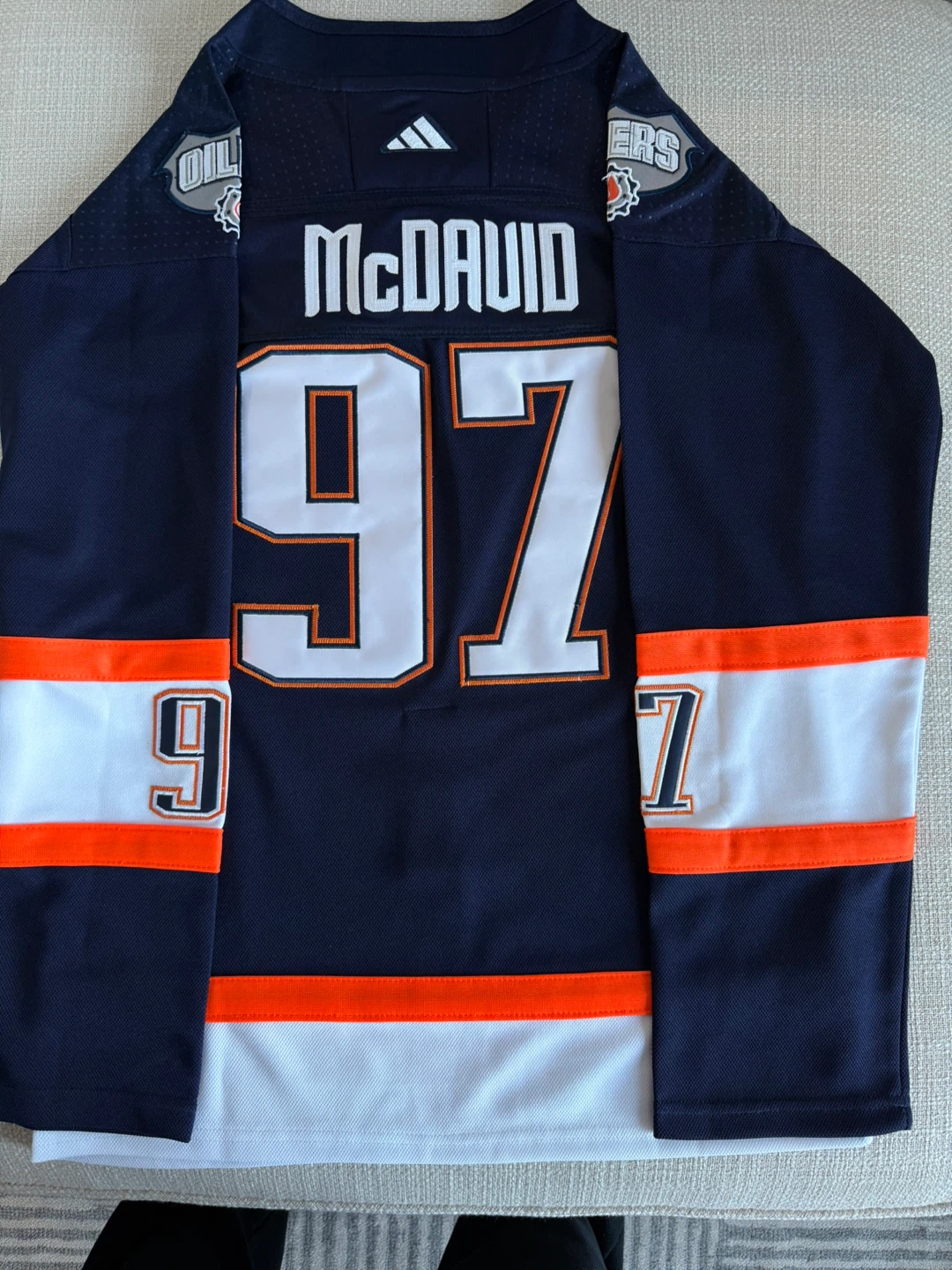 Adidas McDavid Oilers Jersey