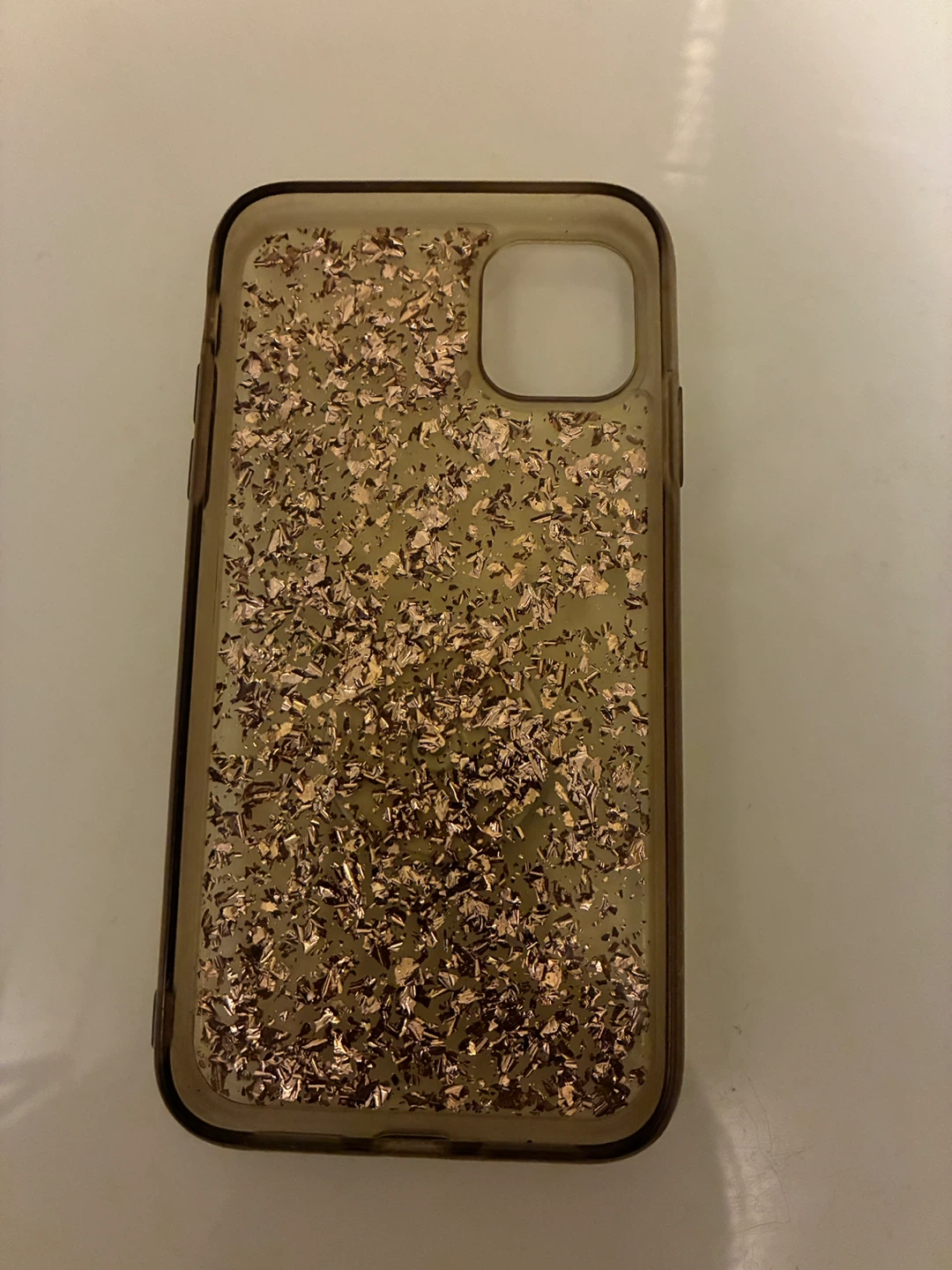 Mint iPhone XR Case with Gold Flakes - photo 2