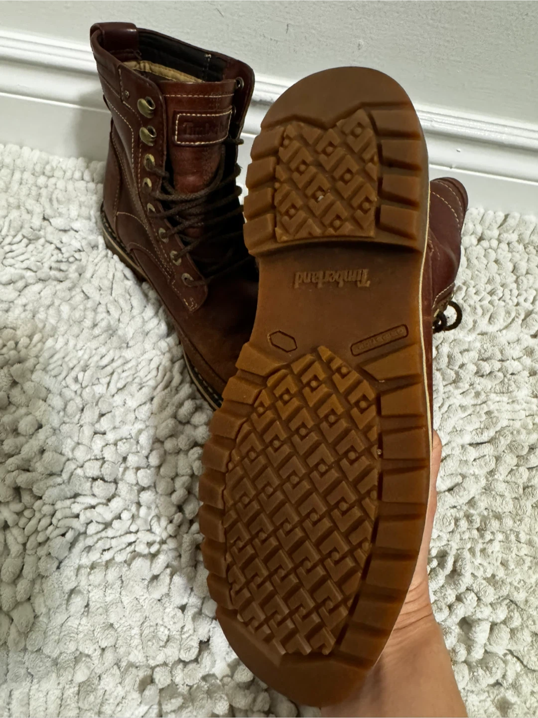 Timberland Brown Leather Boots - Size 7 - photo 4
