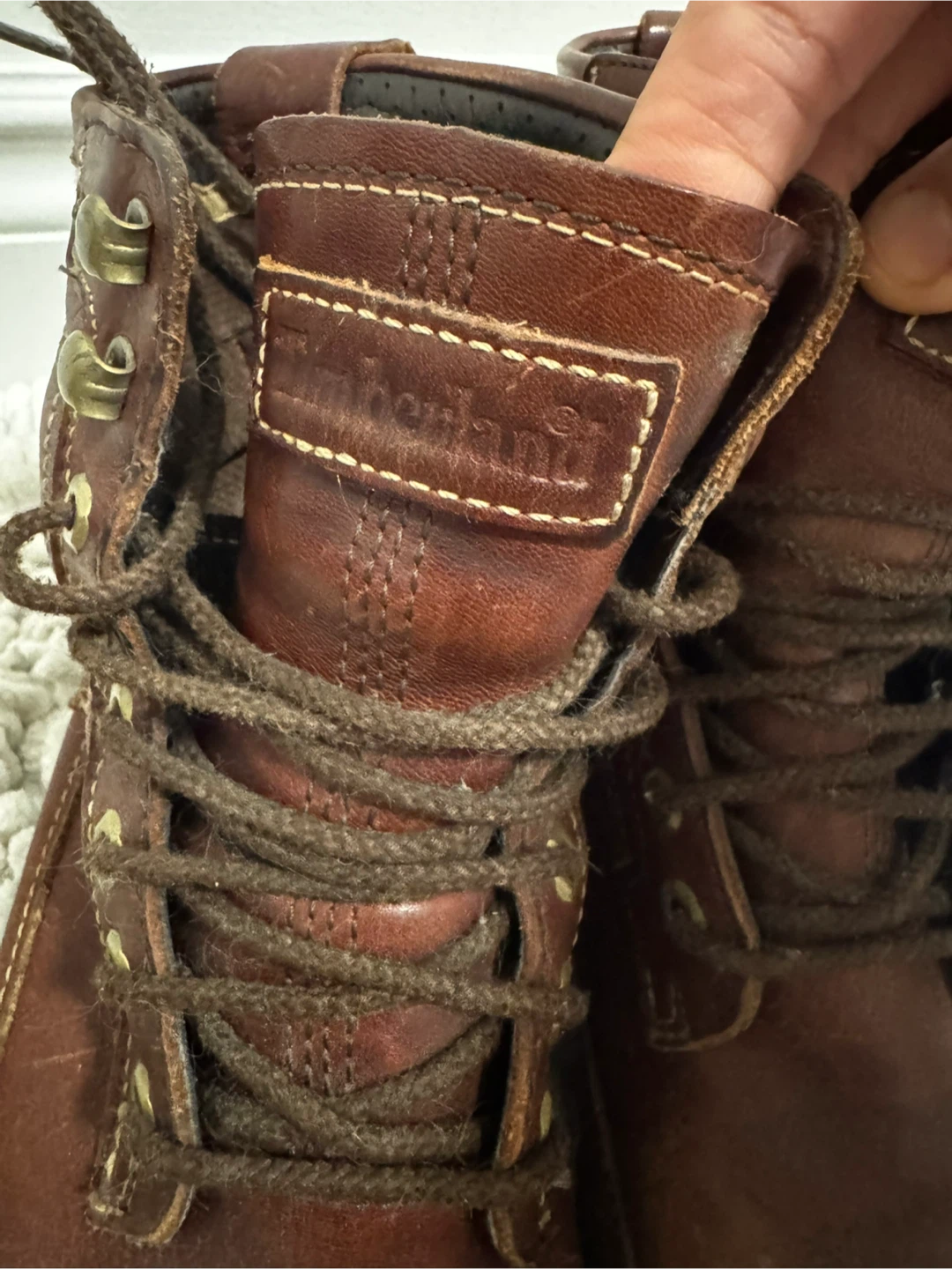 Timberland Brown Leather Boots - Size 7 - photo 5