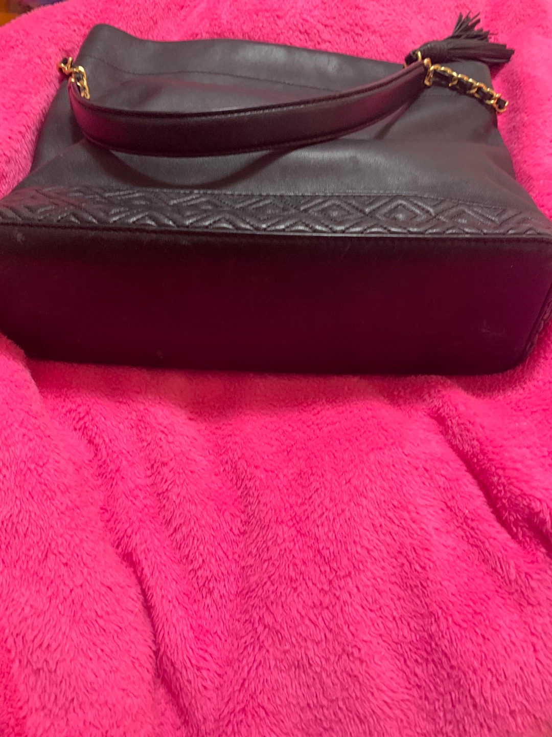 Tory Burch Black Leather Tote Bag - photo 5