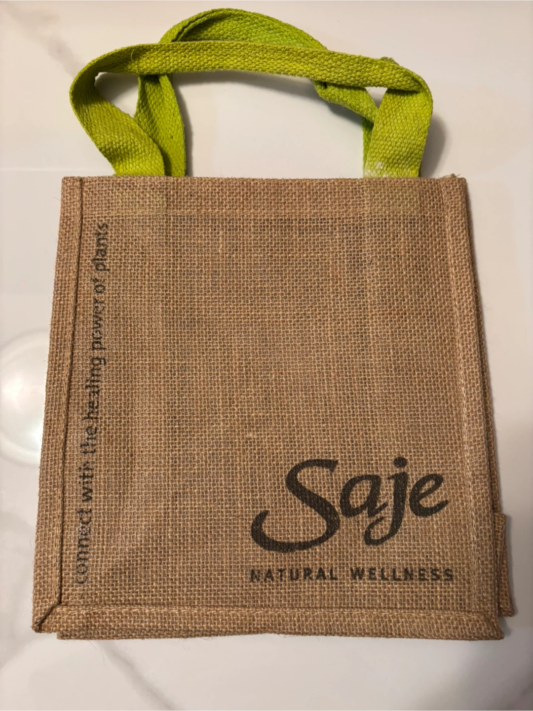 Saje Natural Wellness Jute Bag