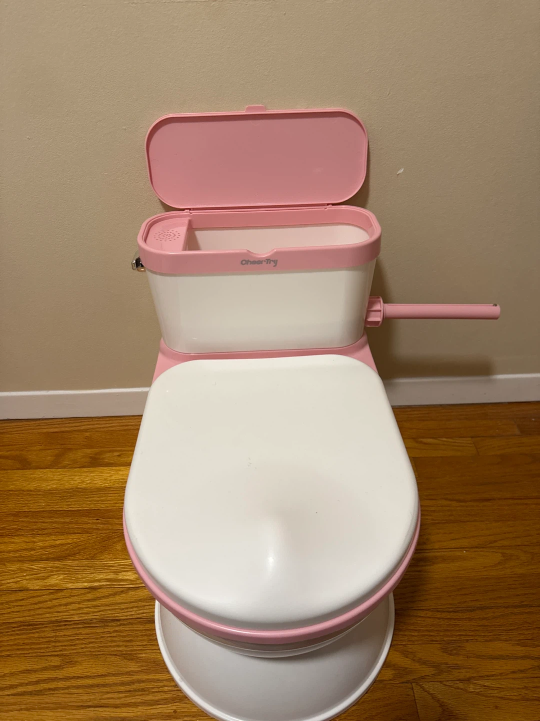 Cheer-Try Potty Training Toilet - Pink & White