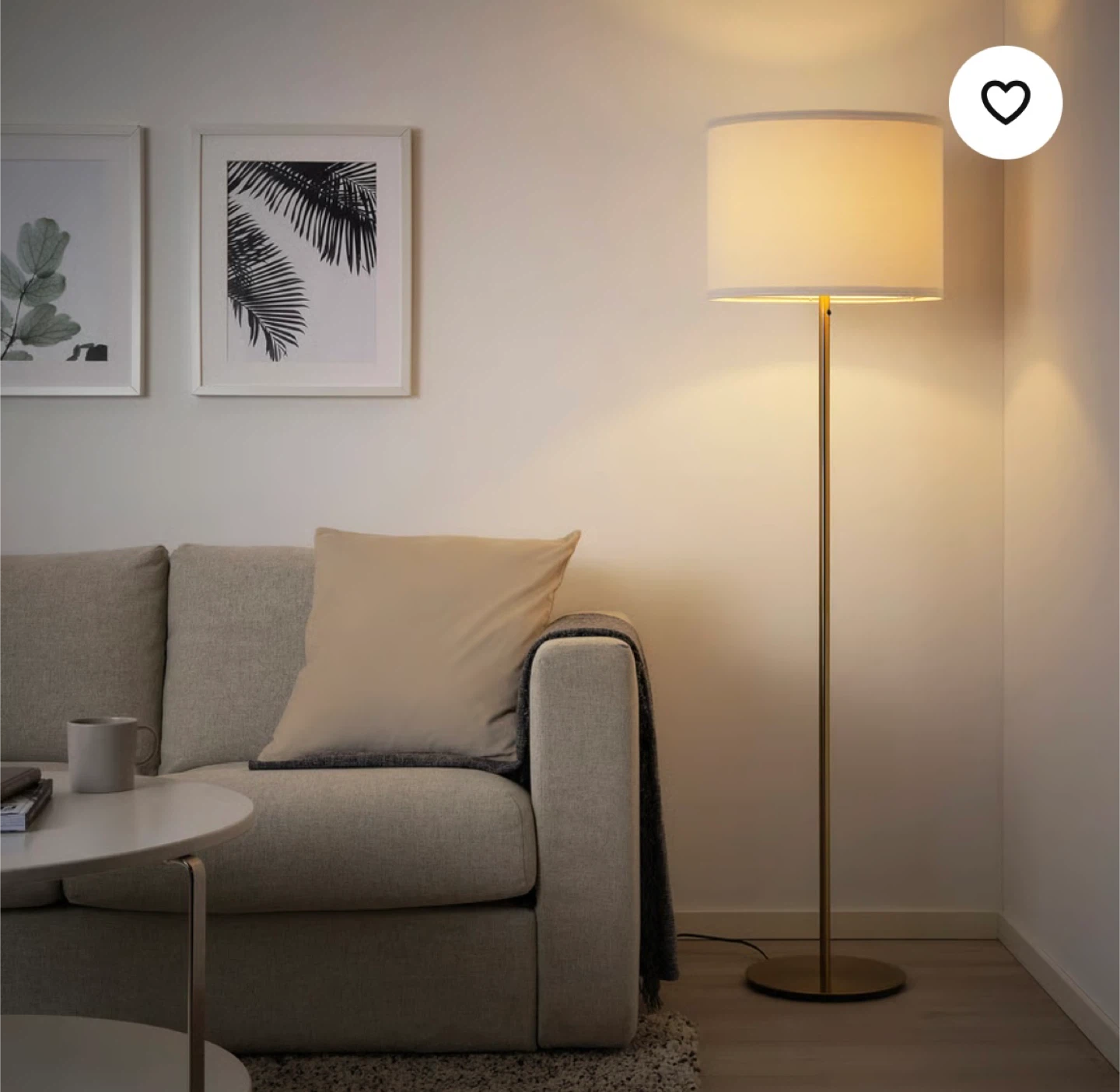 IKEA Hektar Floor Lamp - Brass Colour - photo 3