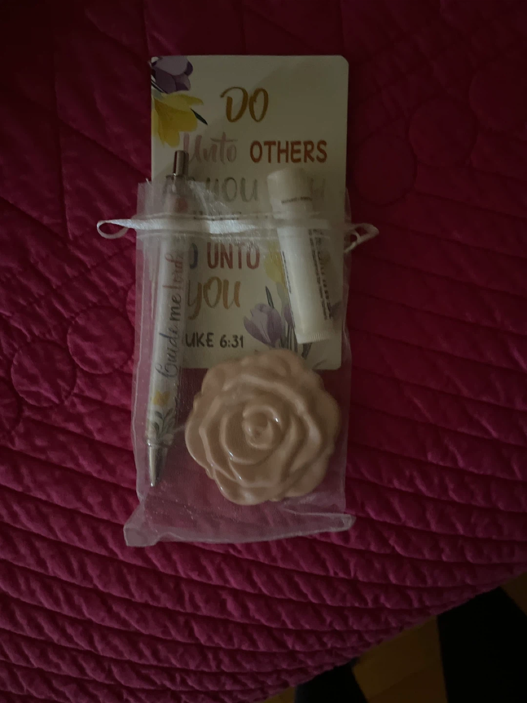 12 days of giving  🎁 Gift Set: Pen, Lip Balm, Soap, Card