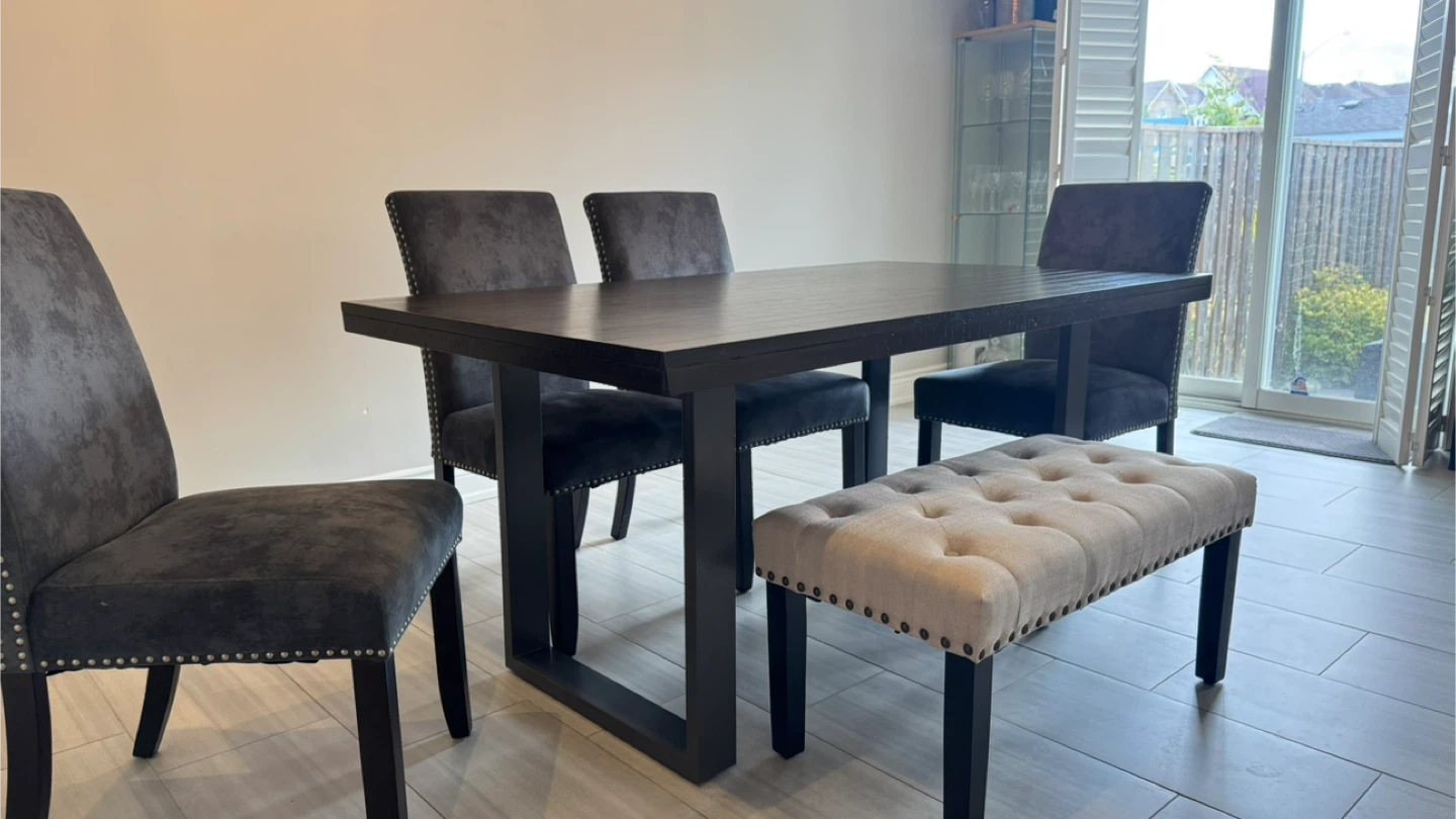 Dining Table Set with 4 Chairs. - photo 3