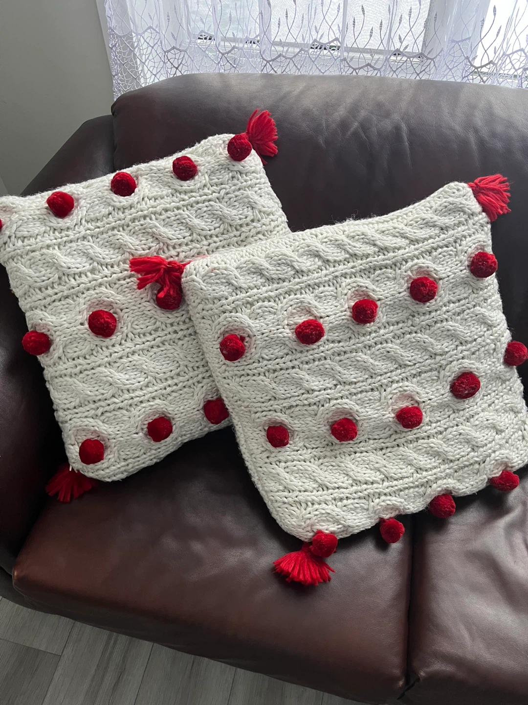 Decorative Knit Throw Pillows