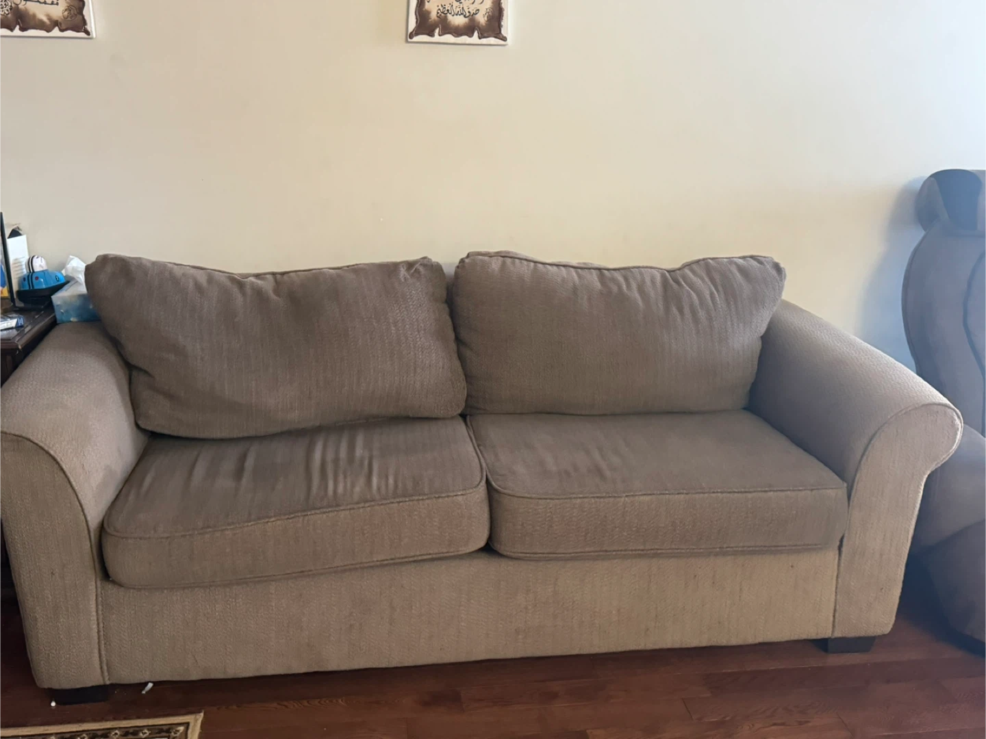Loveseat Sofa - Beige/Tan