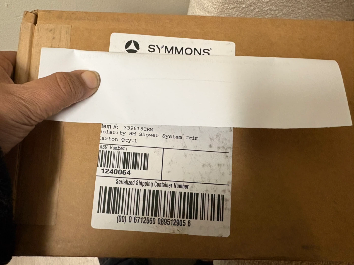 Symmons Solarity Shower System Trim - New in Box! - photo 5