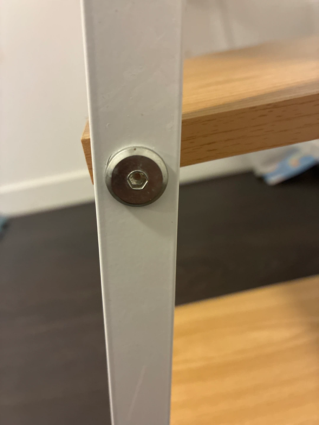 Light Wood IKEA Desk with Shelves - photo 3