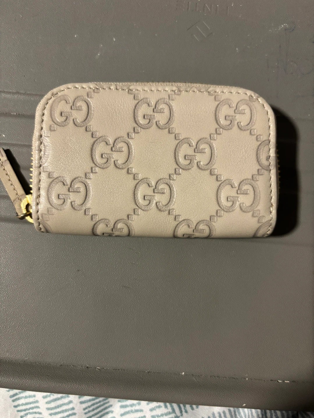 Gucci Beige Leather Coin Purse - photo 2