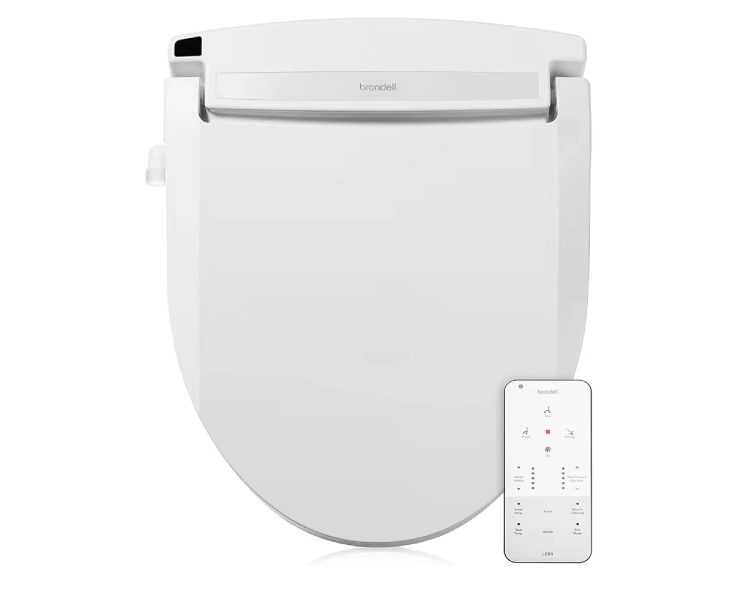 Brondell Swash LE99 Advanced Bidet Toilet Seat - Round White