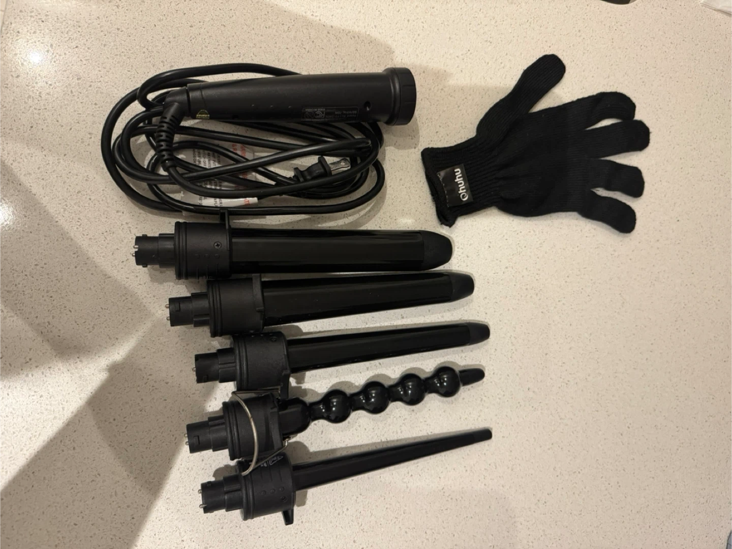 Chuhu 5-in-1 Curling Iron Wand Set