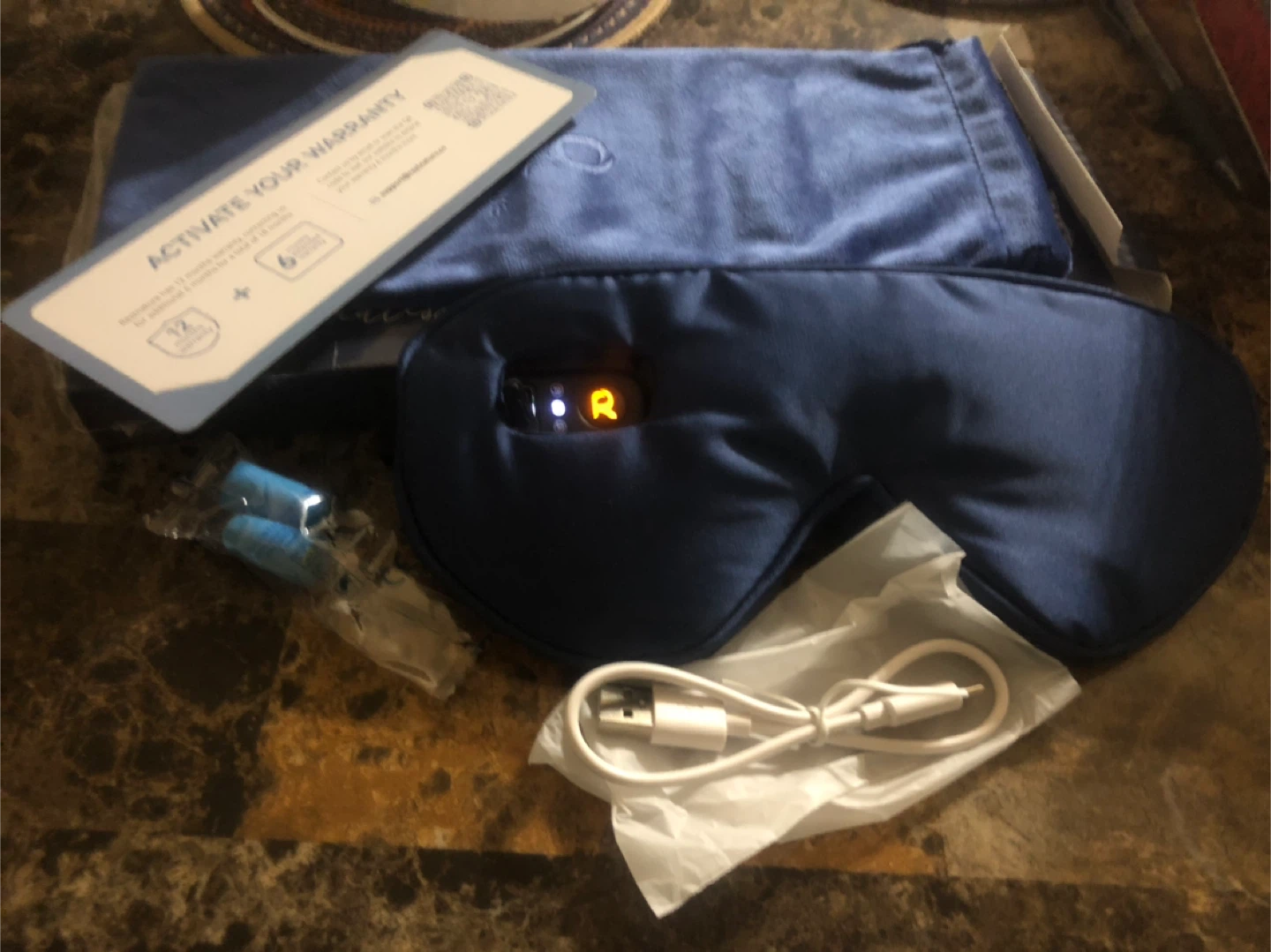 New Restnature Cordless Heated Eye Mask