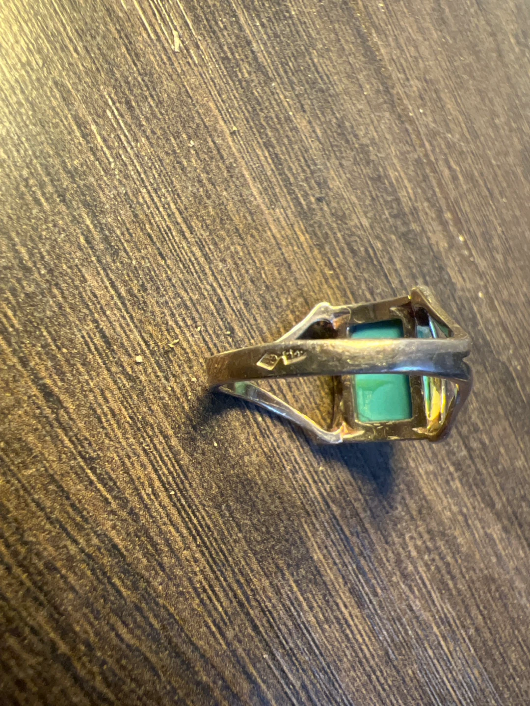 Turquoise Stone Ring silver 925 - photo 3
