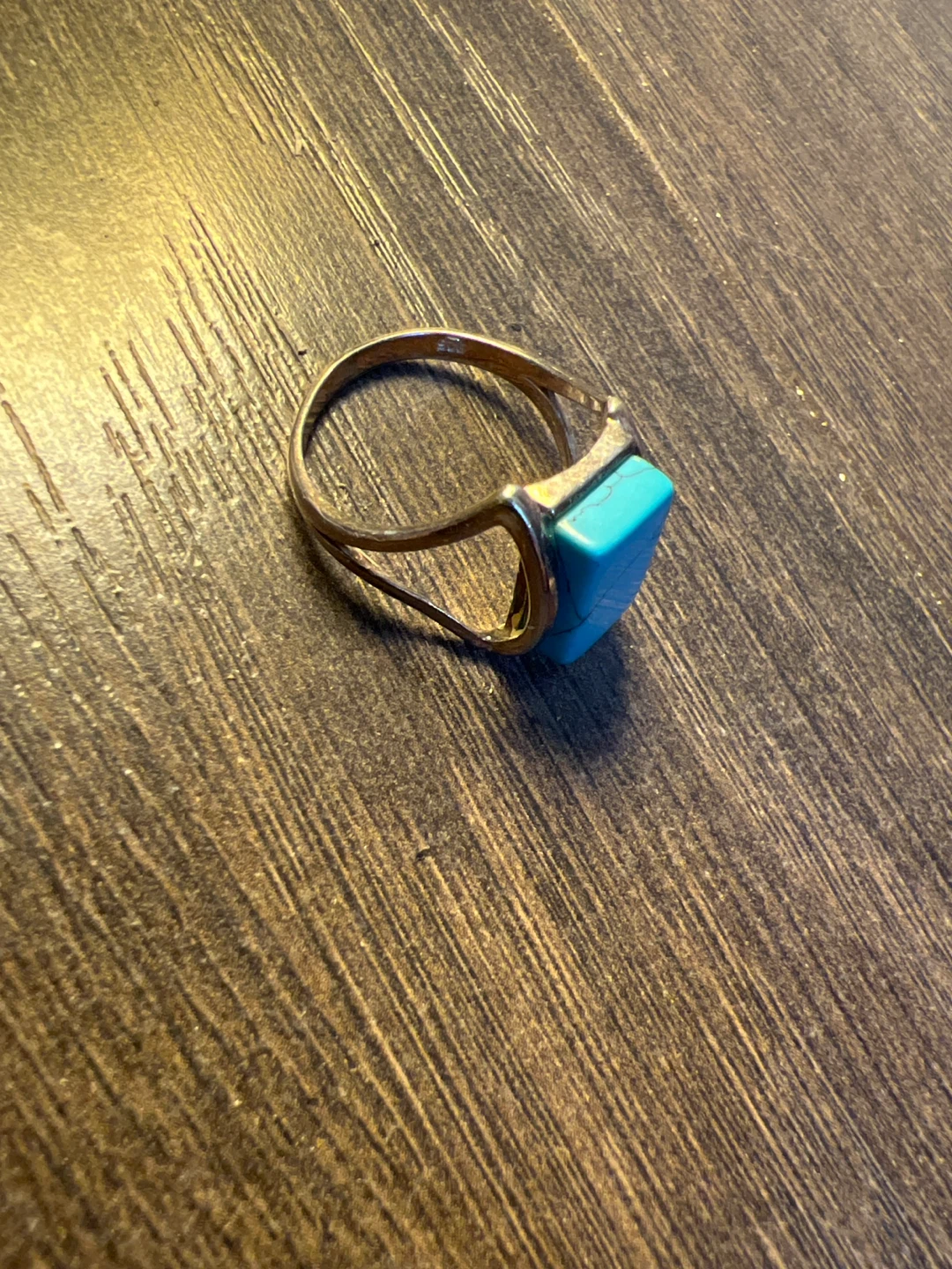 Turquoise Stone Ring silver 925 - photo 4