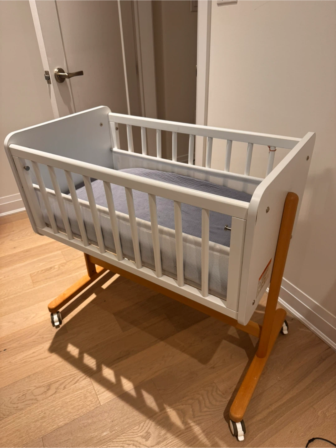 White Baby Bassinet