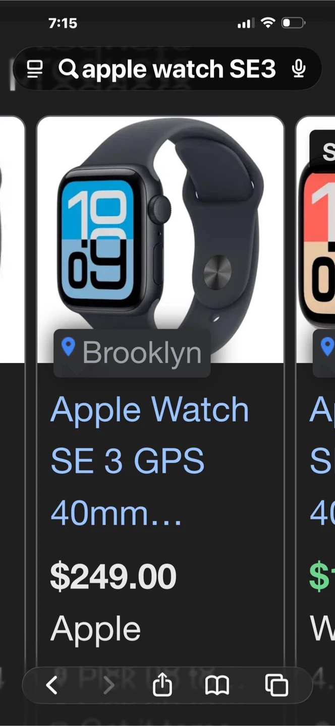 New Apple Watch SE 3 40mm Midnight